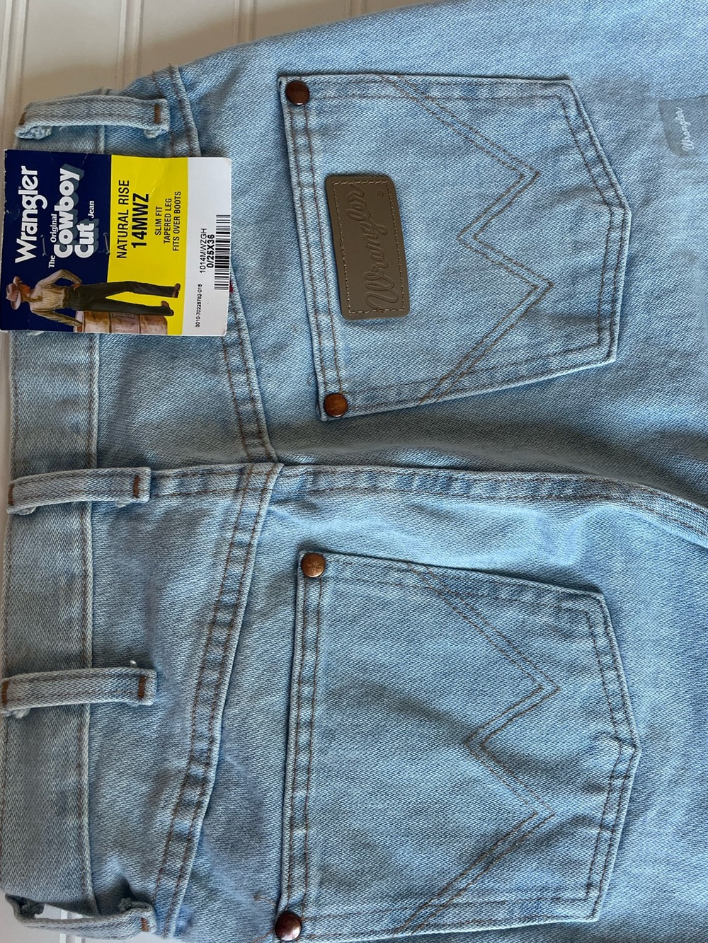 NEW Wrangler Women Cowboy Cut Slim Bleach Jeans 0/25x 36 Western Country Cowgirl - Picture 8 of 15